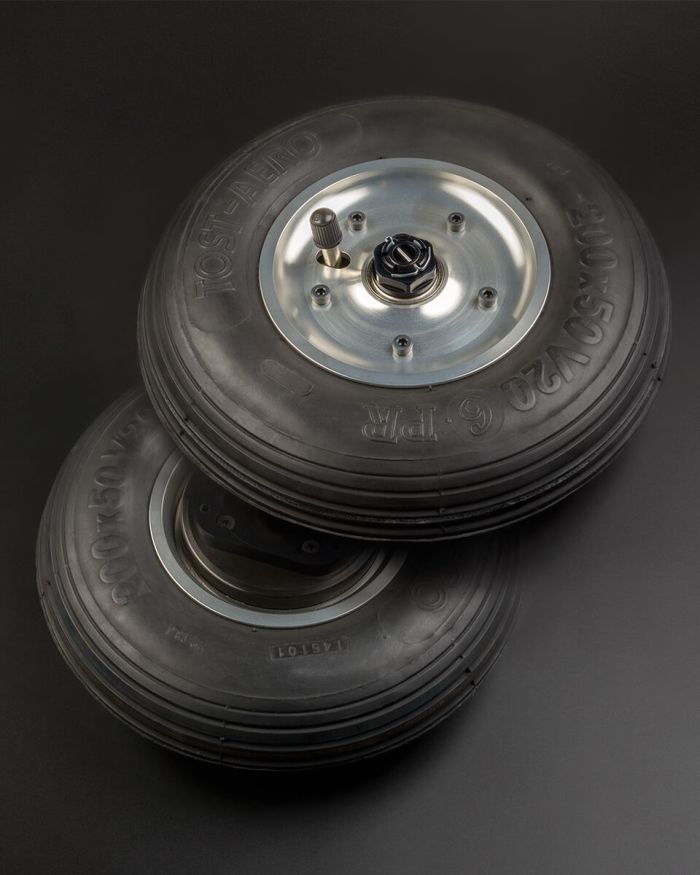 Set Wheels & Brakes Ø200 mm (Pair)