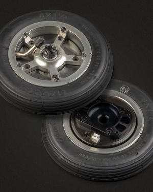 Set Wheels & Brakes Ø150 mm (Pair)